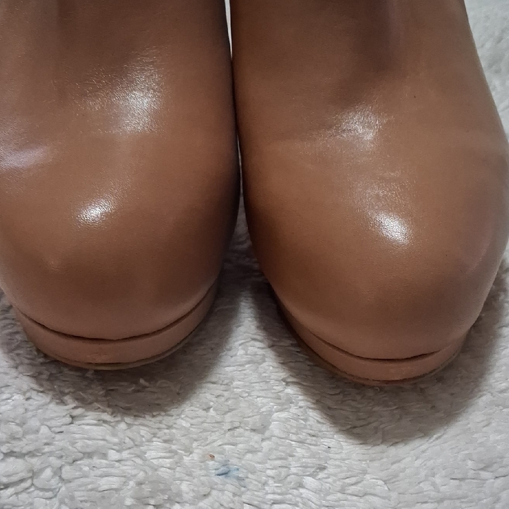 Nine West Tan Heeled Boots - Picture 6 of 11